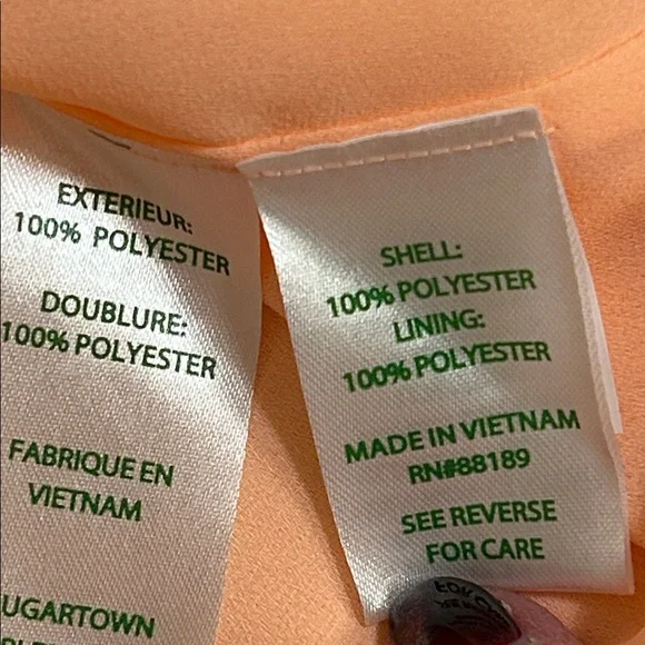 Lilly Pulitzer Karmen Cami soft peach color size Large - Picture 10 of 14